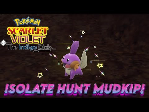 How To EASILY Shiny Hunt Mudkip In Pokemon Scarlet and Violet the Indigo Disk!