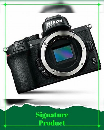 Nikon Z50 Mirrorless Camera, 20.9 MP with Z DX 16-50Mm F/3.5-6.3 VR & Z DX 50-250Mm F/4.5-6.3 VR ...