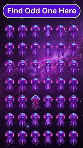 find odd alien jelly fish #guesstheemoji #findtheemoji #guessinggame