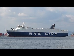 わかなつ 琉球海運 RKK LINE RORO船 大阪南港出港