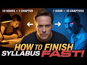 How to Finish Syllabus Fast 📕🔥