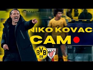 🔥 𝐓𝐇𝐈𝐒 is how BVB coach Niko Kovac leads during a game 👏