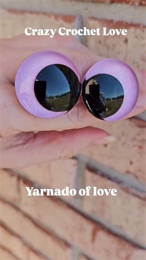 The Crazy Crochet Love Collection is here 💕 This limited specialty 7-pair safety eye card was