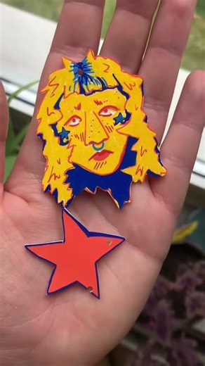 Making an OC Keychain from shrink plastic