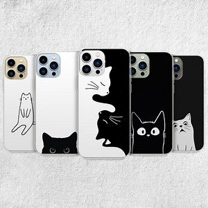 Funny Cat Phone Case - Aesthetic Kitty Art Meme Cover Fit for Iphone, Samsung and Google Pixel - Etsy