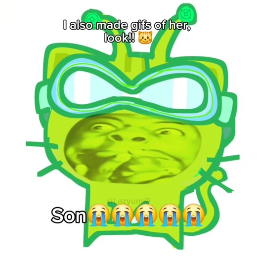 stupid alien cat🩵🤑 #dandysworld #roblox #oc #aliencat #Lazyumi0