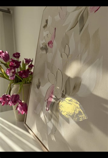 Minimal Abstract Art for Spring Days