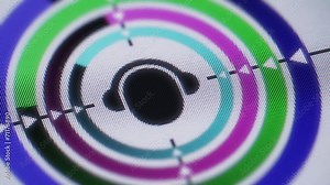 Head icon on the screen. Looping. Stock Video