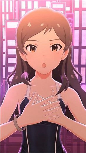競泳水着 #北沢志保「Purple Sky」縦画面【 #ミリシタ /MLTD 밀리시타 MV】#アイマス #偶像大師 #anime
