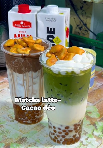 Cacao Matcha Latte và Trà Ruby Đặc Biệt