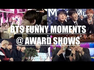 BTS FUNNY MOMENTS @ AWARD SHOWS