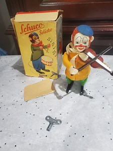 Wind up German Vintage Violin Clown German 1950's - Etsy Australia