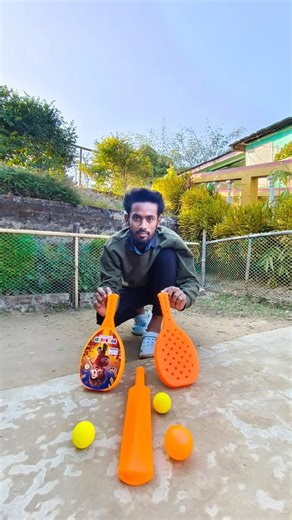 Plastic Table Tennis Set & Cricket Set Unboxing and Testing #shorts #tennis