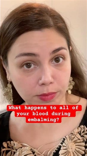 What happens to your blood during #embalming #funeralhome #blood #halloween #deathdoula