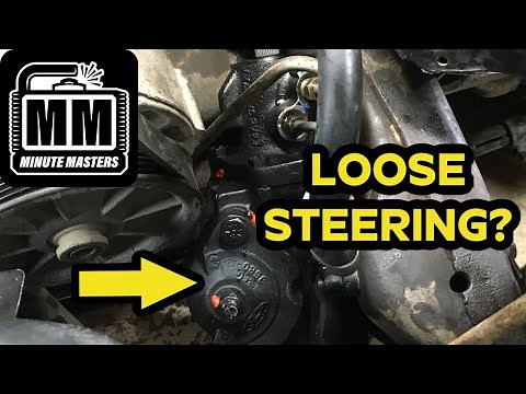 How to Replace Power Steering Gear Box | 1995 Ford F150