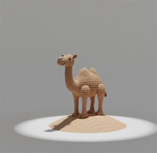 Crochet Camel Pattern, Amigurumi Dromedary Tutorial (PDF Download) - Etsy