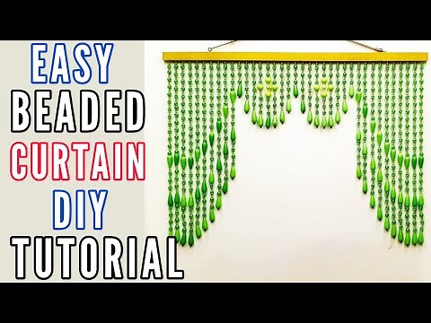 How to Make a Beautiful Beaded Curtain | Simple DIY Tutorial for Home & Shop Decor