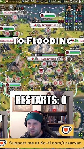 I kind of deserved that... ( Civ 6 No Unit Death Challenge )