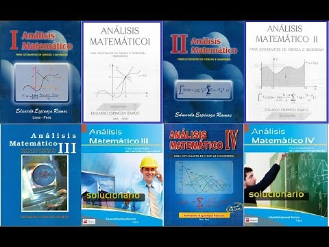 ANÁLISIS MATEMÁTICO I. II. III. IV DE EDUARDO ESPINOZA RAMOS