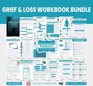 Grief Support Workbook Printable | Coping With Loss Journal | Healing Activities, Self-care & Reflection PDF | A4 A5 US Letter - Etsy