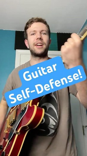 Guitar Self-Defense! Pt.5 #musician #comedy #memes #guitar #electricguitar #selfdefense #tutorial