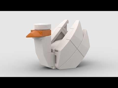 How to Build a LEGO Swan