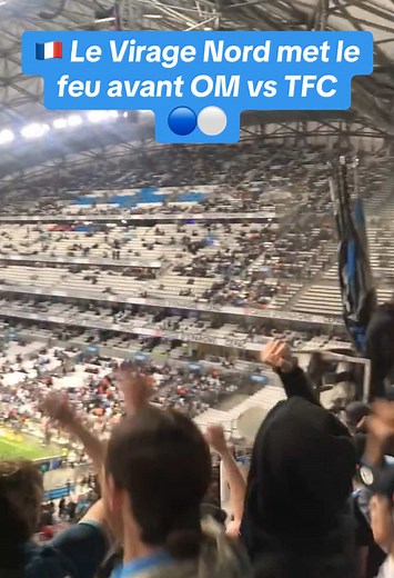 Le Virage Nord enflamme les tribunes avant OM-TFC