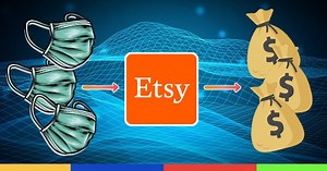 Sur la plateforme Etsy, les ventes de masques ont explosé