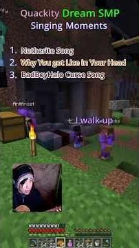 Quackity Dream SMP Singing Moments #shorts #minecraft