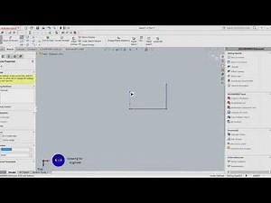 Lesson 1 | Basic Solidworks Tutorial | How to Use a Command Line