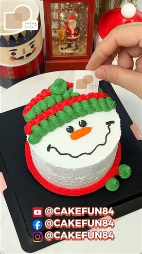 🎅🎁 Merry Christmas Cake Design🎄✨ Part 124