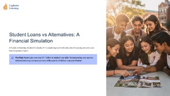 Student Loans vs Alternatives Financial Simulation Hands-On Learning Module G...