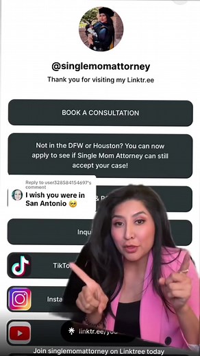 I’m talking to you Bexar county and 956 valley girls! The firm is growing & more exciting news to come. Thank you for your endless support 💕 #houston #dallas #fortworth #singlemom #childsupport #divorce #attorney #htxfamilylawattorney #dfwfamilylawattorney #custody #familycourt #singlemoms #956 #bexarcounty #momsoffb | Single Mom Attorney