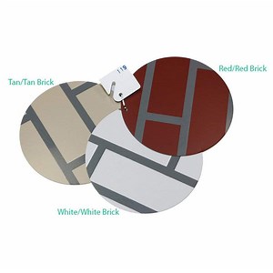 AirJet 17" x 48" Simulated Red Brick B-Vent Decorative Chimney Housing