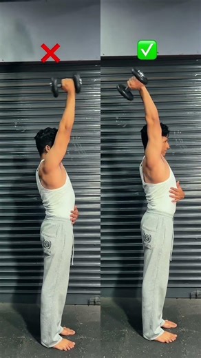 Overhead Triceps Extension Mistakes