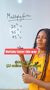 Square faster using this method. #mathreels #mathtricks #math | Jude's art