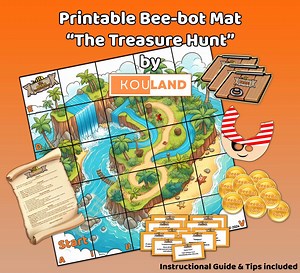 Printable Bee-bot Pirate Mat – A Treasure Hunt With an Adventurous Mat! - Etsy UK