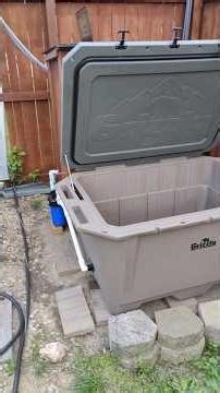 First Time Testing the Cold Plunge Hot Tub Plumbing and Electrical! #diy #coldplunge #hottubs