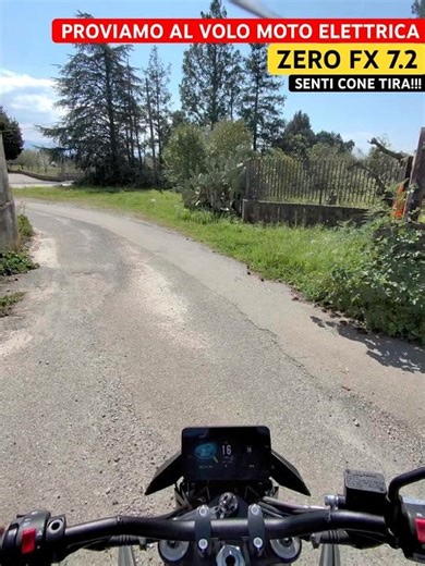 Moto elettriche: prova in strada ZERO FX 7.2 tira da paura!