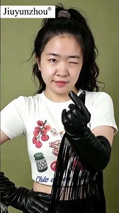 High-End Opera Length Gloves, Top-Layer Fashion Gloves#gloves #fashion #leather #beauty #beautiful