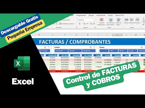 Control de FACTURAS y COBROS en EXCEL