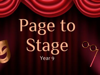 KS3 Page to Stage (Script Work) | Teaching Resources