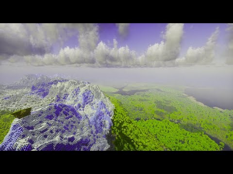 MINECRAFT WITH 999% GPU USAGE (Minecraft modded graphics showcase 2)