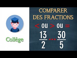 Comparer des fractions - Collège - Petits Savants