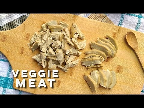 How to make Veggie Meat | Easy Vegan Meat recipe | Veggie Meat Eggplant Stir Fry