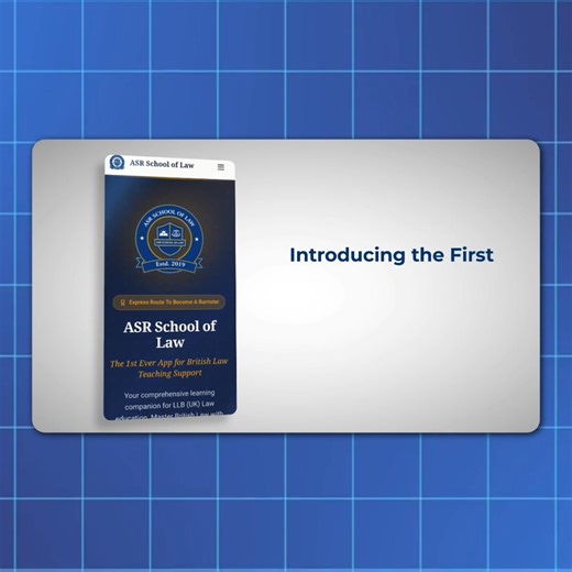 asrsol.com Dear UOL Students, For your upcoming MCQ examination in February 2026, log in to the first-ever British Law learning app and practise over 3,000 MCQs and attempt 500 mock tests. Enjoy up to a 20% discount on your purchase. Contact - 01309-635113 | ASR School Of Law