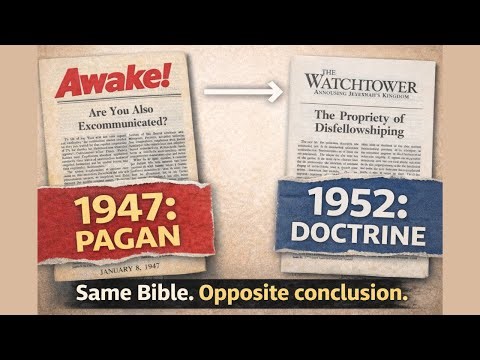 From “Pagan” to “Doctrine” — How Jehovah’s Witnesses Rewrote Disfellowshipping