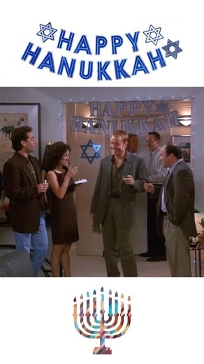 Seinfeld Episodes on Instagram: "Happy Hanukkah to all who celebrate! Seinfeld Season 9: The Strike (The Festivus episode)"