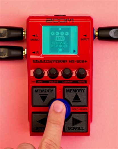 With realistic amp models, renowned preamps, and a variety of effects, the MS-60B is the ultimate pedal for crafting the perfect low-end bass tone. 🎸 | Zoom