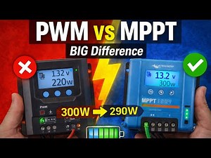 PWM vs MPPT Charge Controllers Explained -- Which One Should YOU Use?